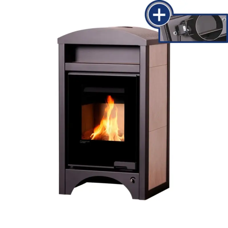HS Flamingo Krbová kamna AQUAFLAM VARIO ® BARMA 11/5kW dlažba Bělený Dub, elektronická regulace Omezená Nabídka