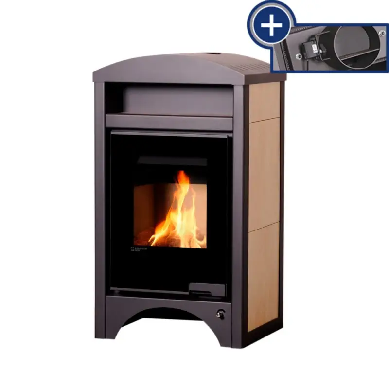 Nejlepší Cena HS Flamingo Krbová kamna AQUAFLAM VARIO ® BARMA 11/7kW dlažba Javor, elektronická regulace
