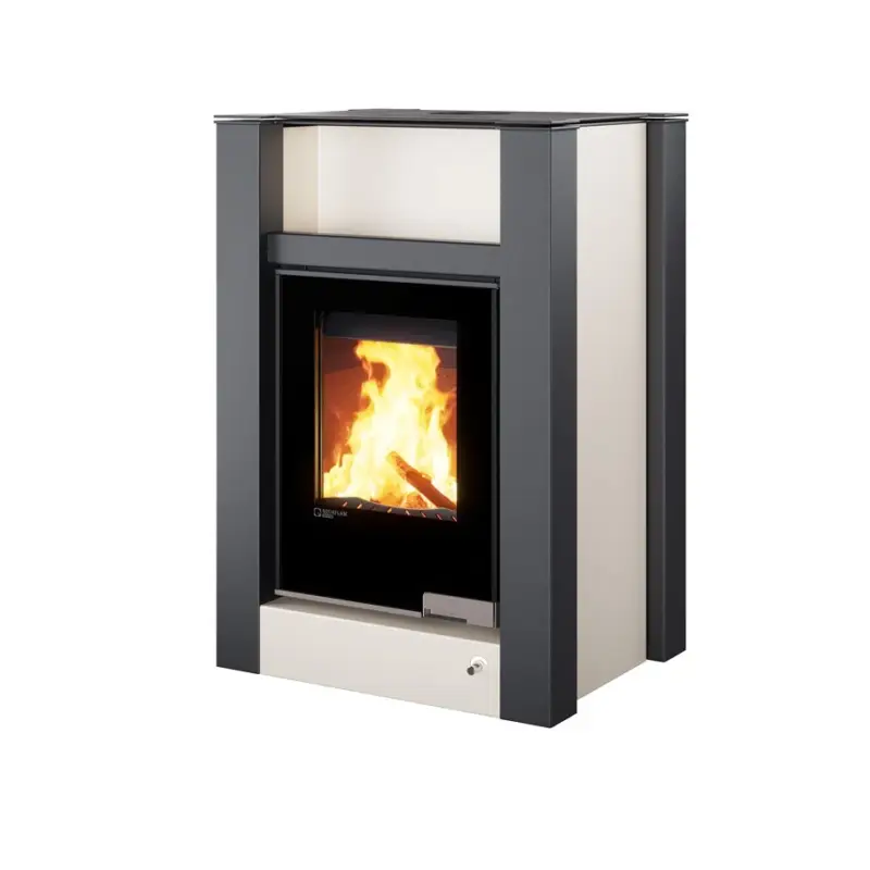 Nejlepší Volba HS Flamingo Krbová kamna AQUAFLAM VARIO ® LEND 11/7kW krémová