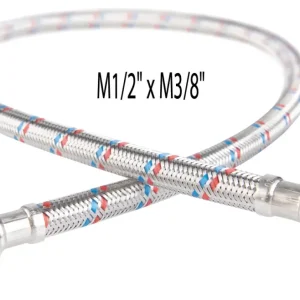 Akční Cena NOVASERVIS Nerezová hadička M1/2" x M3/8" -20cm - PWS811