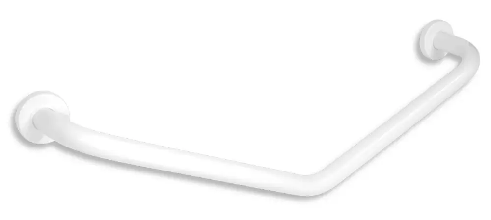 NOVASERVIS Úhlové držadlo s krytkami 400x400mm bílé - R66404,11 Cenový Hit