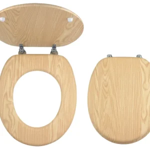 Autentický NOVASERVIS Sedátko dýhované jasan MDF - WC/JASAN