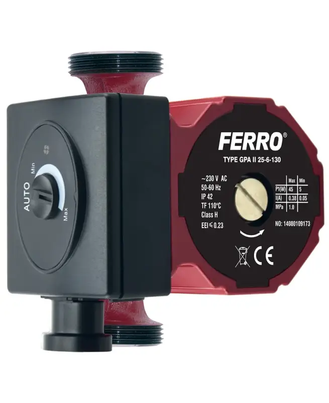 Weberman Oběhové elektronické čerpadlo Ferro 25-60/130mm - 0604W Aktuální