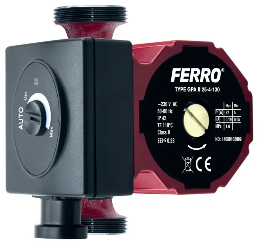 Weberman Oběhové elektronické čerpadlo Ferro 25-40/130mm - 0603W Vrácení Zdarma