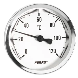 Expresní Doručení NOVASERVIS Teploměr 100mm 1/2"AXIALNÍ 0-120°C - T100120A