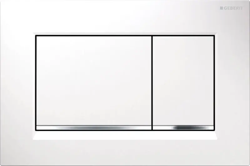 Top Prodej GEBERIT ovládací tlačítkoSigma30 - bílá/chrom lesk