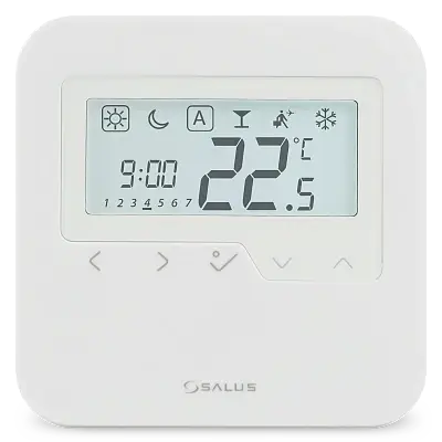 Akce SALUS Týdenní programovatelný termostat HTRP230, Drátové