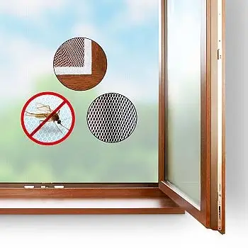 HomeLife Okenní síť proti hmyzu 130x150cm, bílá Akční Cena