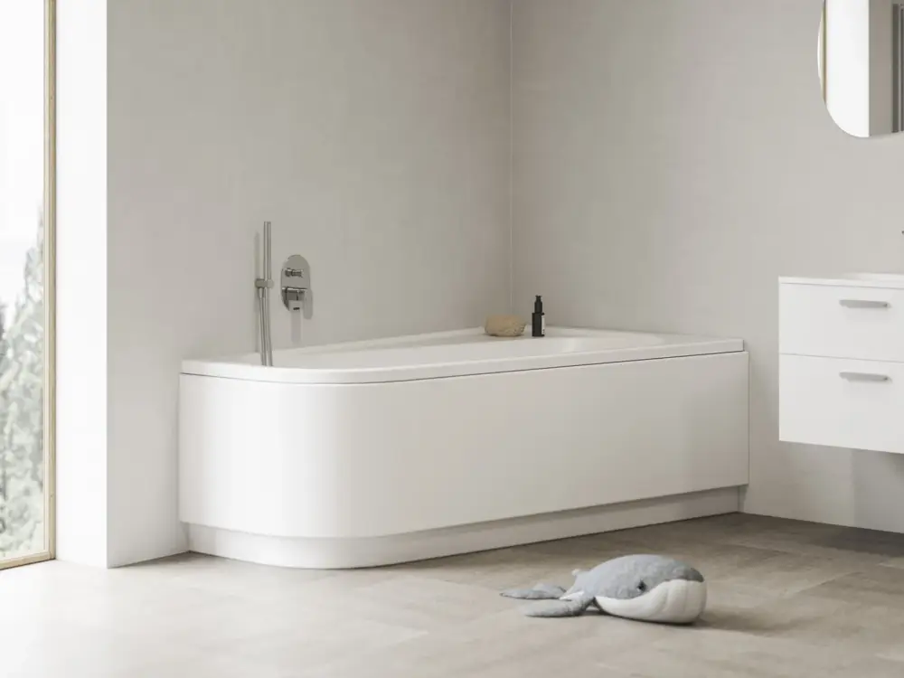 Ravak akrylátová vana CHROME 170x105 R snowwhite | AKCE Doživotní záruka Odeslání Ihned