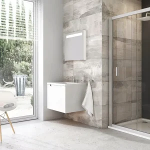 Originální Ravak sprchové dveře BLIX BLDP2-110 satin+Transparent