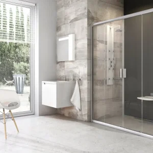 Vrácení Zdarma Ravak sprchové dveře BLIX BLDP4-140 satin+Transparent *