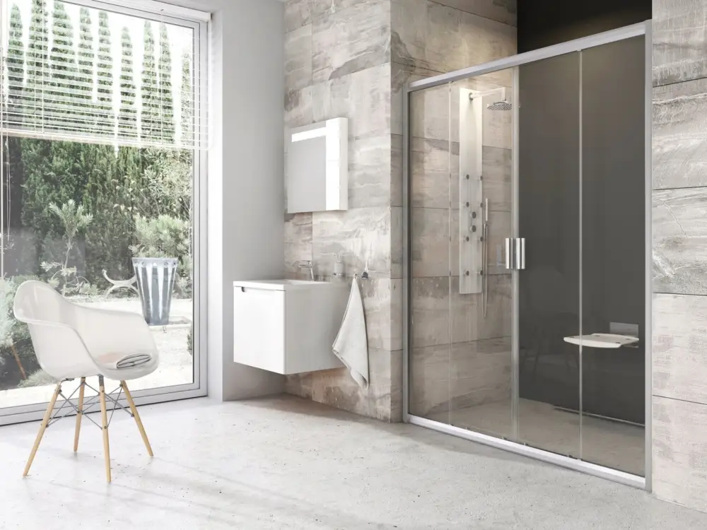 Vrácení Zdarma Ravak sprchové dveře BLIX BLDP4-140 satin+Transparent *