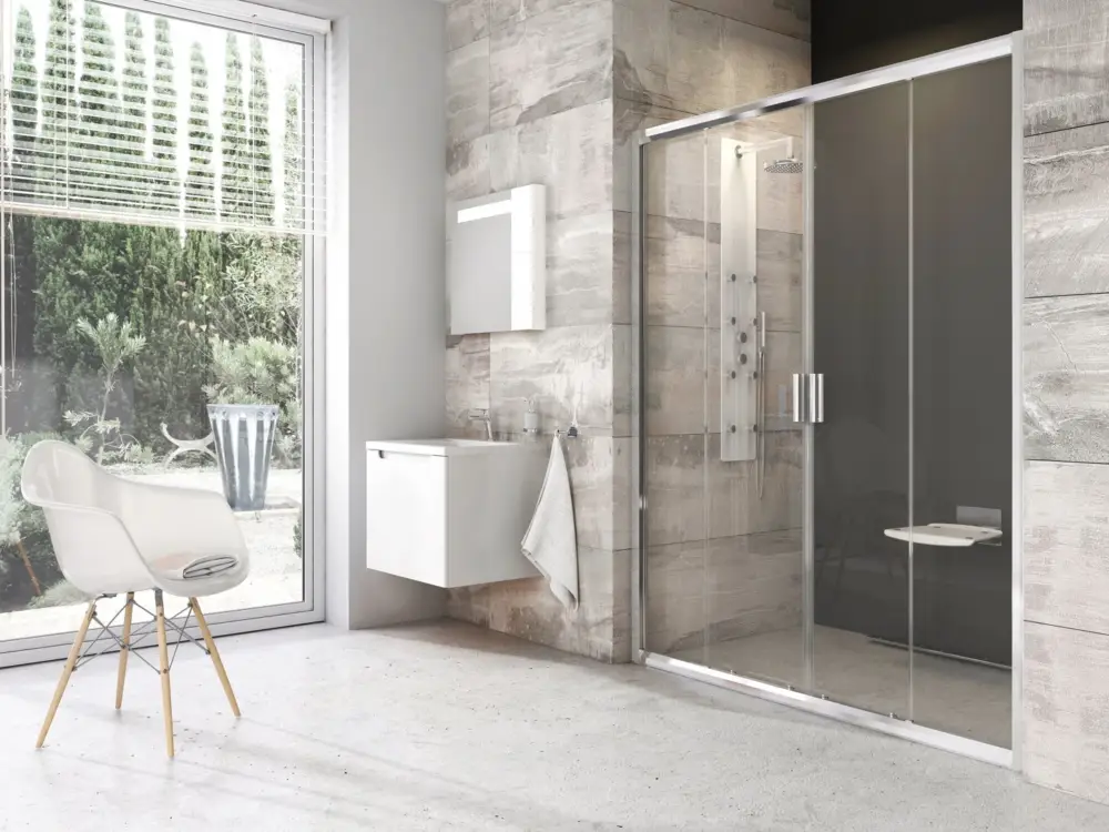 Sleva Ravak sprchové dveře BLIX BLDP4-190 bright alu+Transparent *