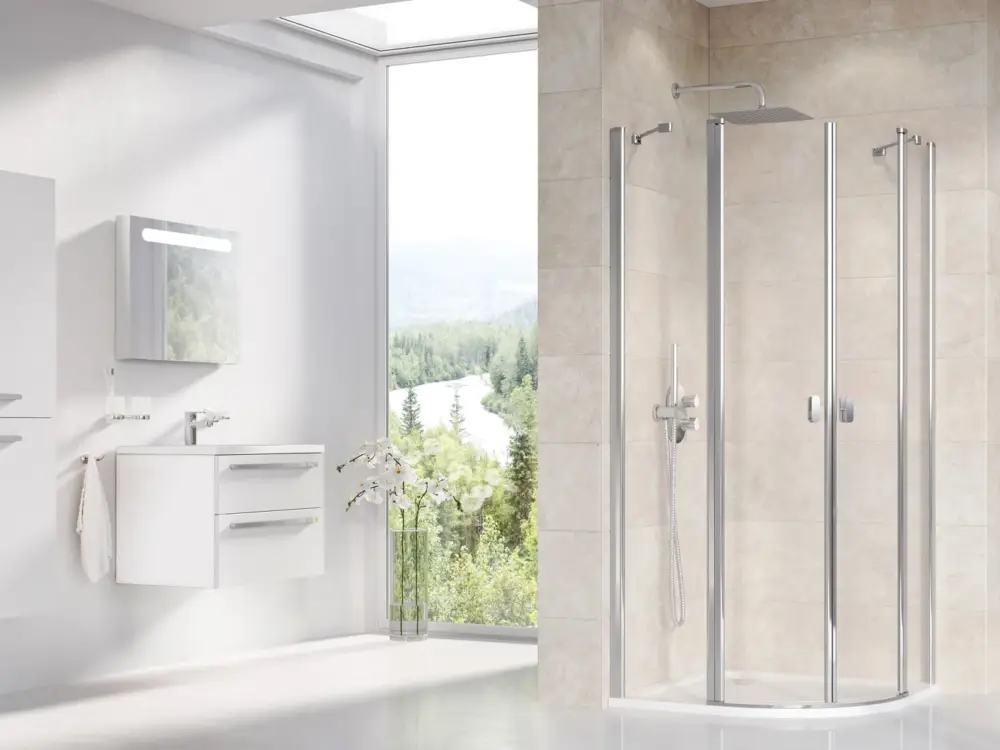 Vrácení Zdarma Ravak sprchový kout čtvrtkruh CSKK4-80 bright alu+Transparent
