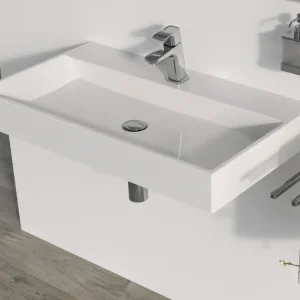 Ravak umyvadlo Natural 800 white bez přepadu s otvorem Levný