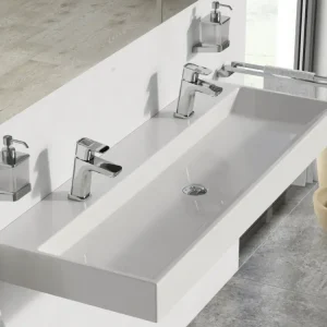 Ravak umyvadlo Natural Duo 1200 white bez přepadu s otvorem Nejlepší Volba