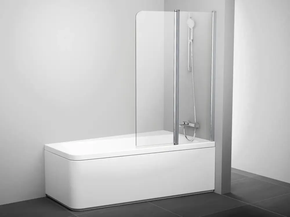 Ravak Vanová zástěna 10CVS2-100 R satin+Transparent Hit Sezóny