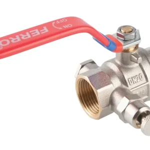 Kulový kohout voda páka s odvodněním DN 32 - 6/4" Časově Omezené