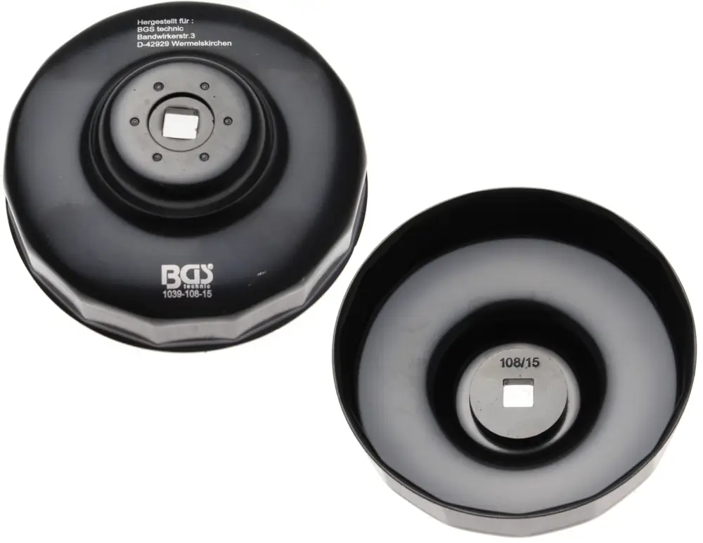 BGS Hlavice na povolování olejových filtrů 108 mm, 15ti hran Aktuální