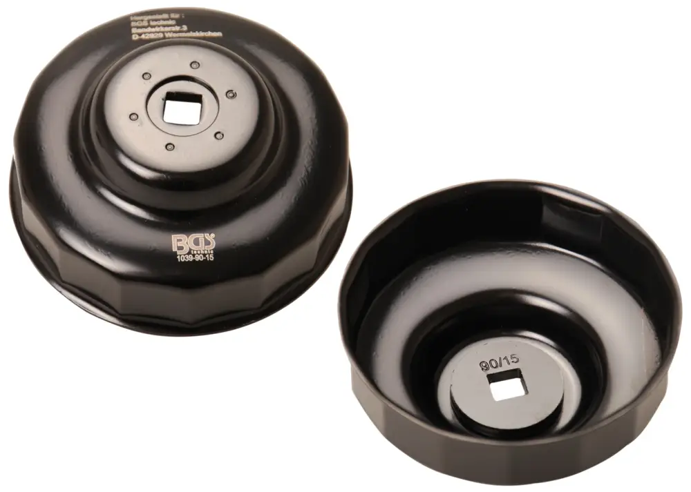 Pouze Dnes BGS Hlavice na povolování olejových filtrů 90 mm, 15ti hran