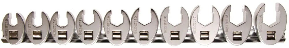 Cenově Výhodný BGS Klíče ploché otevřené,10 mm (3/8"), 10 - 19 mm, 10dílná sada