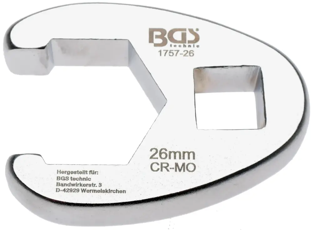 BGS Klíč plochý otevřený, 12.5 mm (1/2") , 26 mm Cenový Hit
