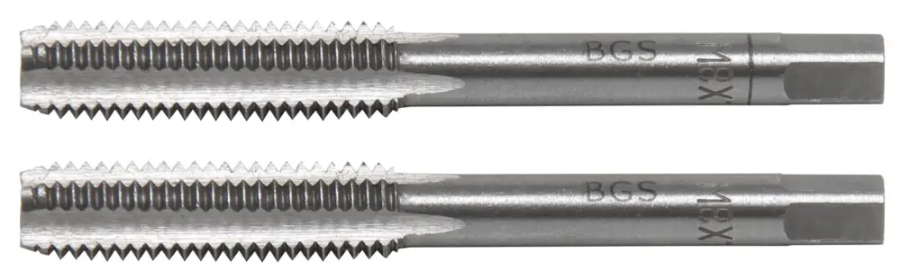 BGS Závitníky sada,předřezávací a dokončovací závitník , M8 x 1.25, 2 pcs. Zlevněný