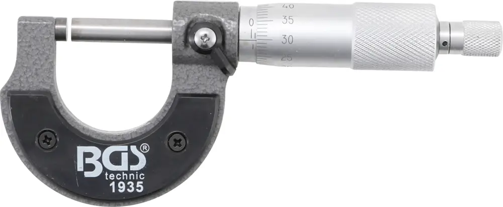 Horká Nabídka BGS Mikrometr0 - 25 mm, v dřevěné kazetě