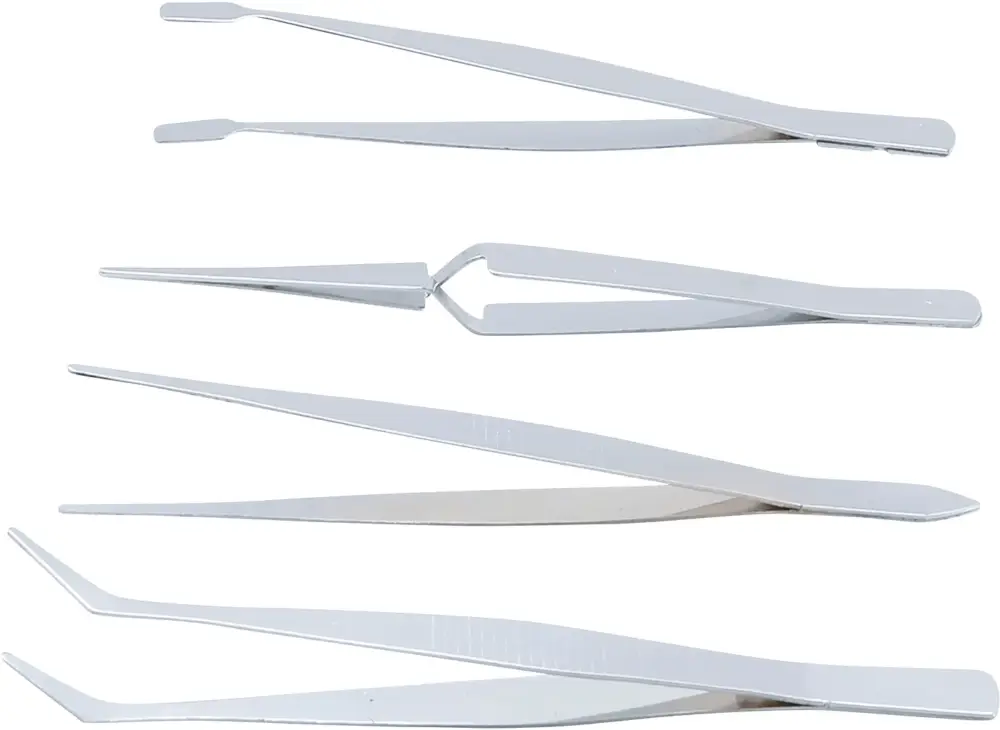 BGS Pinzety sada 4 ks, 105 - 120 mm nerez Pouze Dnes