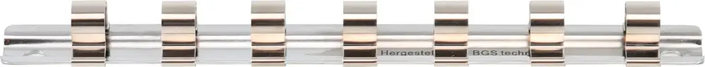 BGS Kolejnice pro 3/8" hlavice, 7 klipů Oblíbený
