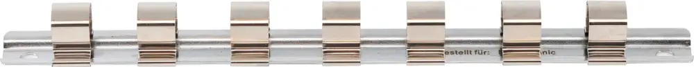 BGS Kolejnice pro 1/2" hlavice, 7 klipů, CV Autentický