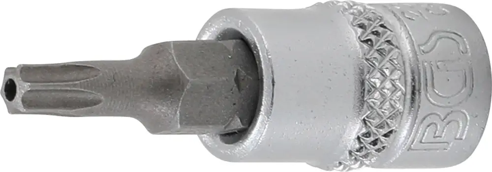 Poslední Šance BGS Hlavice zástrčná 1/4" pro T-profil T 20, s vrtáním, zatíž. do 2 kg