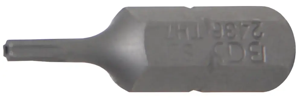 BGS Bit, pohon vnější šestihran 6,3 mm (1/4"), T-profil (pro Torx) s otvorem T7 Rychlé Dodání