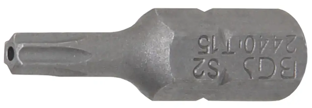 Vrácení Zdarma BGS Bit, pohon vnější šestihran 6,3 mm (1/4"), T-profil (pro Torx) s otvorem T15