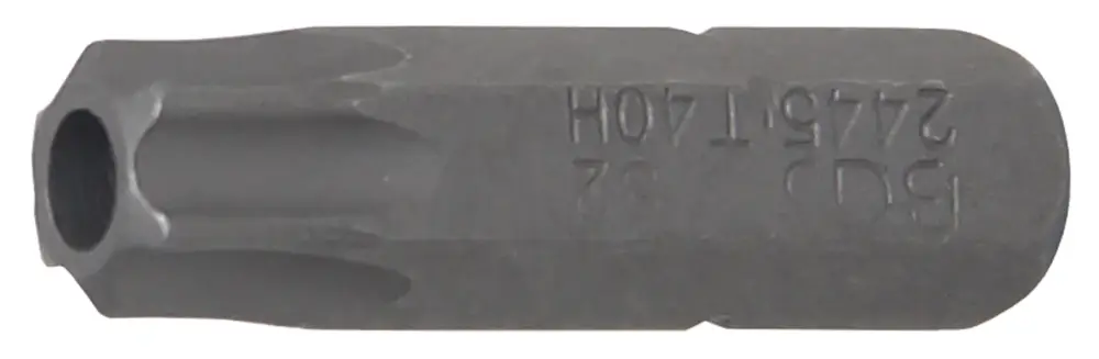 BGS Bit, pohon vnější šestihran 6,3 mm (1/4"), T-profil (pro Torx) s otvorem T40 Bezpečná Platba