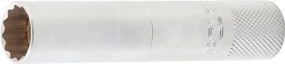 BGS Hlavice nástrčná 3/8" 14 x 90 mm, pro zapalovací svíčky, 12ti hranná s magnetem Ověřený