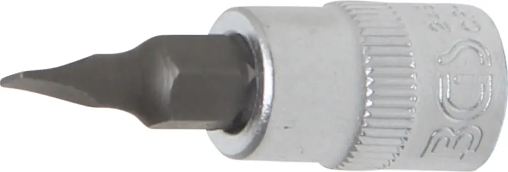 Nová Kolekce BGS Hlavice zástrčná 1/4" s plochým bitem 4,0 mm, zatíž. do 2 kg