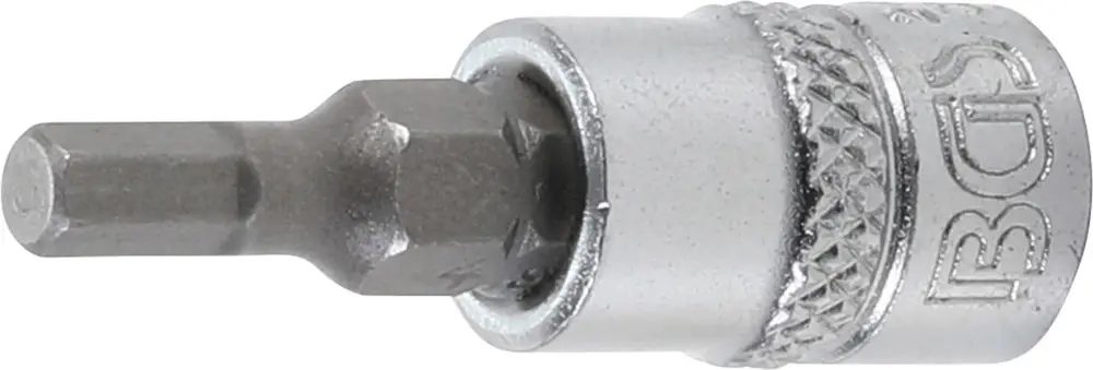 BGS Hlavice zástrčná 1/4" imbus 4.0 mm, zatíž. do 2 kg Novinka