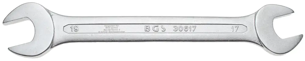 BGS Klíč plochý oboustranný, 17x19 mm Cenový Hit