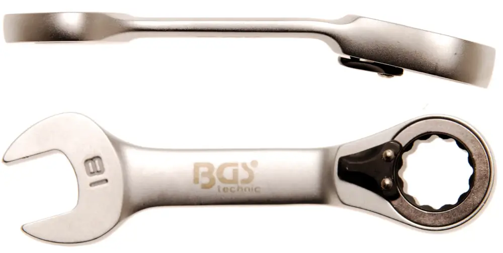 BGS Klíč očkoplochý ráčnový 18 mm, extra krátký Finální Výprodej