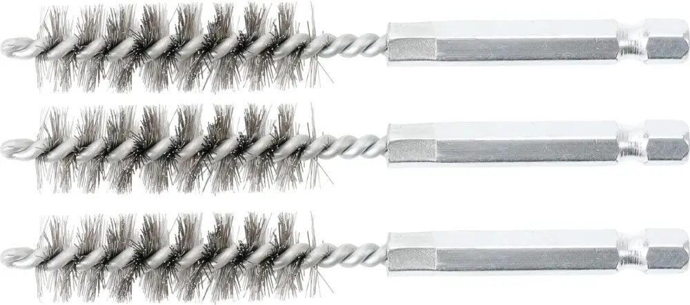 BGS Kartáče ocelové, sada 3 ks , 13 mm, 6.3 mm (1/4") Drive, 3 pcs. Poslední Šance