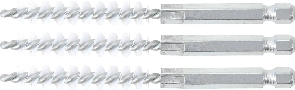 Nejprodávanější BGS Kartáče nylonové, sada 3 ks, 9 mm, 6.3 mm (1/4") Drive, 3 pcs.