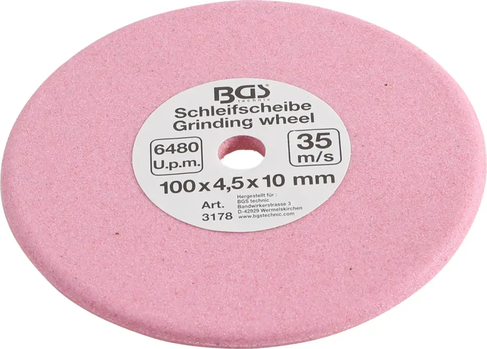 BGS Kotouč brusný 100x4,5x10 mm pro brusku pilových řetězů Odeslání Ihned