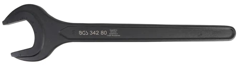 BGS Klíč plochý 80,0 mm, jednostranný Výprodej