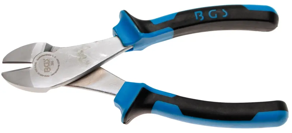 Novinka BGS Kleště štípací boční 180 mm, 2 komp. izolace, modročerná