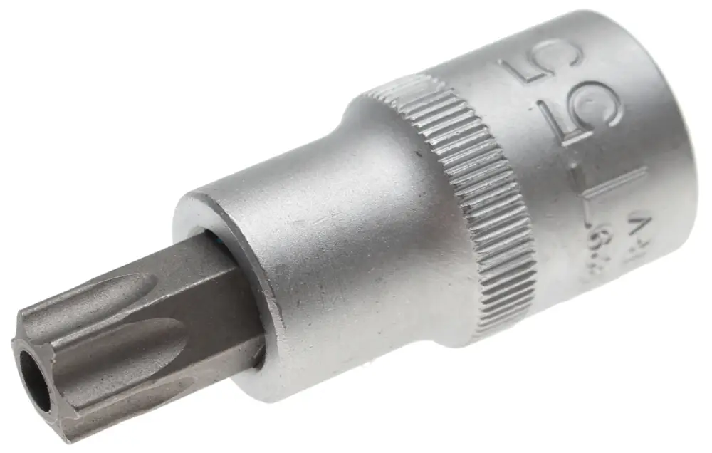 BGS Hlavice nástrčná, 12,5 mm (1/2"), T-profil (pro Torx) s otvorem T55 Bezpečná Platba