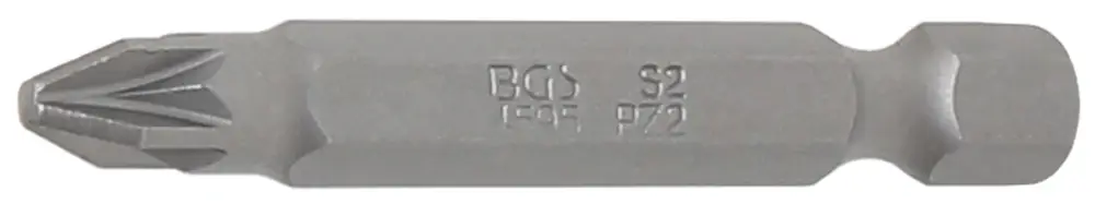 BGS Bit, délka50 mm, 6.3 mm (1/4") drive, Cross slot PZ2 Poslední Šance