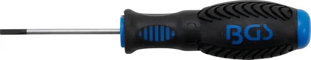 Značkový BGS Šroubovák, plochý 3 mm, Délka čepele 60 mm