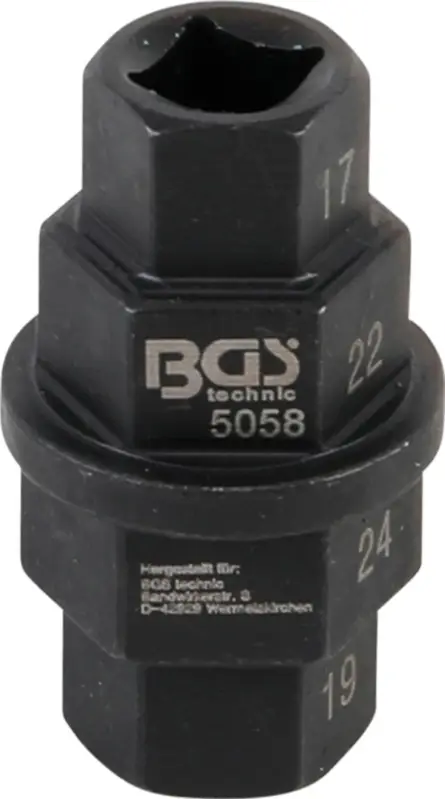 BGS Klíč pro osy motocyklů, 17- 24 mm, Yamaha, Kawasaki a dal. Sezónní Sleva