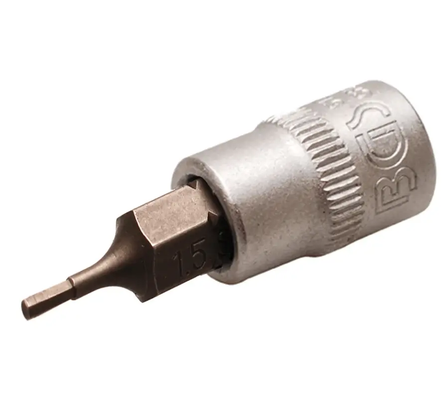 BGS Hlavice nástrčná 1/4" 6,3mm, imbus 1,5 mm, délka 38mm Jen Po Omezenou Doba